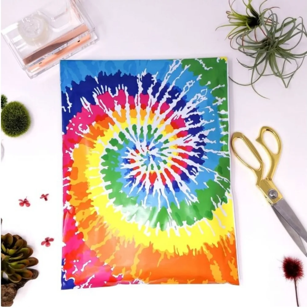 25 bags - Tye dye polymailers 10x 13 new